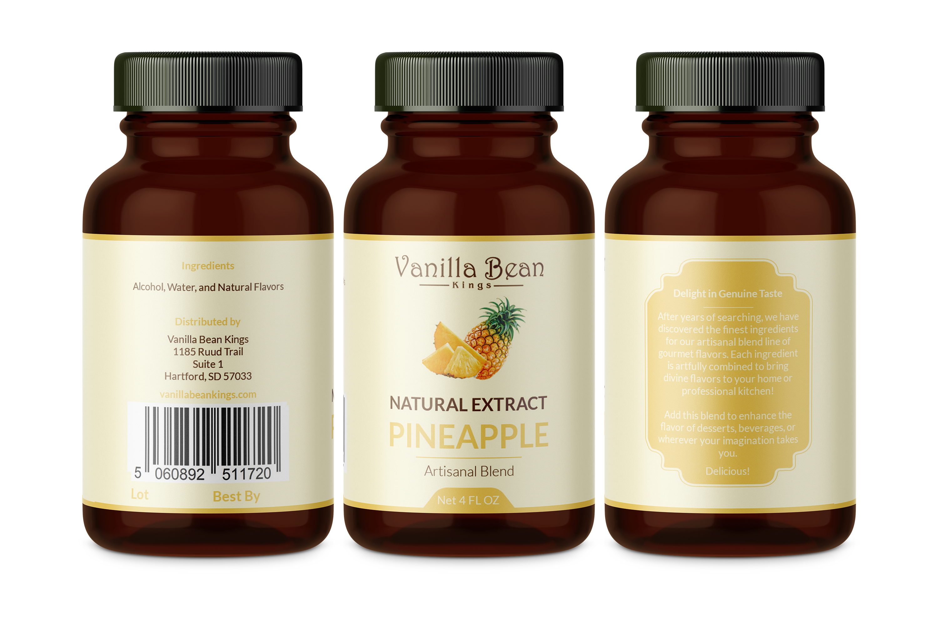 Natural Pineapple Extract - 4 fl oz