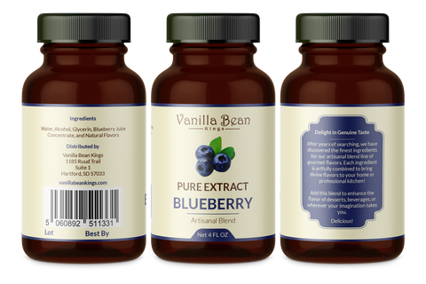 Pure Blueberry Extract - 4 fl oz