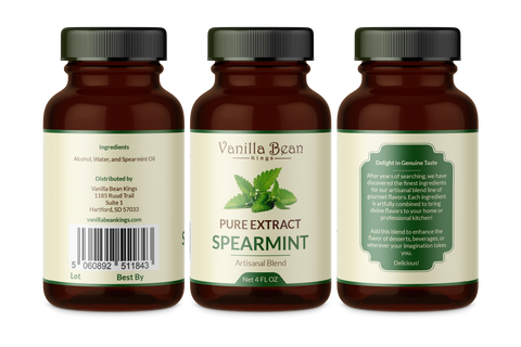 Pure Spearmint Extract - 4 fl oz