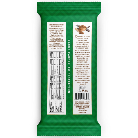 Missy J's Organic 3pk Carob Dark Delights Unsweetened Sampler Candy Bar