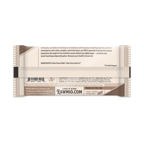 Essential Dark Chocolate Bar - 100% Cacao